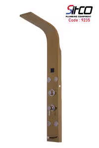 پنل دوش استیل سیتکو کد S9235 طلایی مات