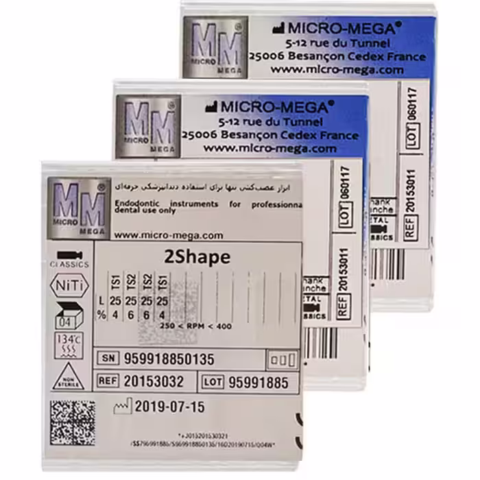 فایل روتاری 2شیپ میکرومگا Micro Mega 2Shape