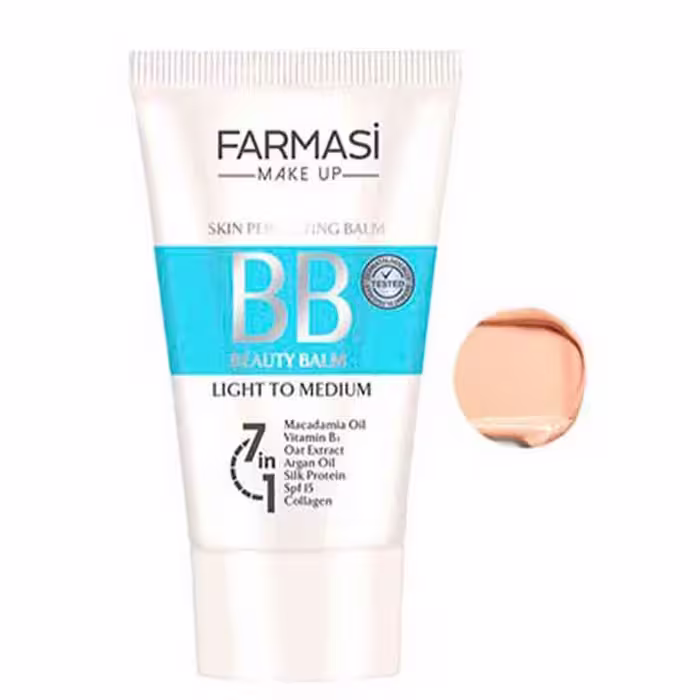 بی بی کرم 7 در 1 فارماسی FARMASI Light to Medium (رنگ 02) 50 میل