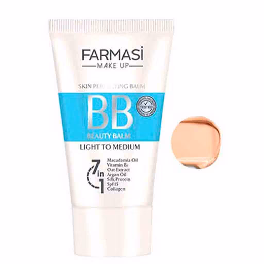 بی بی کرم 7 در 1 فارماسی FARMASI Light to Medium (رنگ 02) 50 میل