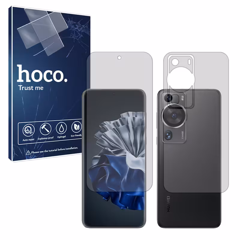 گلس صفحه نمایش و پشت گوشی هوآوی P60 Pro مدل مات برند هوکو کد SS