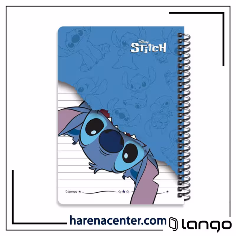 دفتر مدرسه طرح استیچ کد 2 برند لانگو