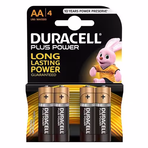 باتری قلمی دوراسل 4 عددی مدل پلاس پاور