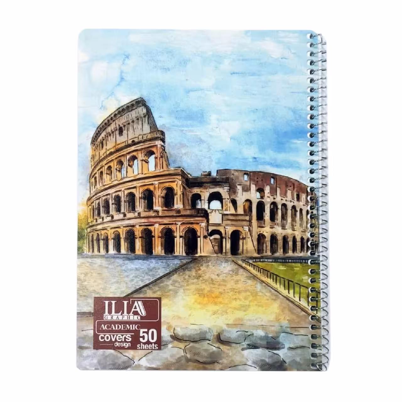 دفتر سیمی ایلیا طرح برج 50 برگ