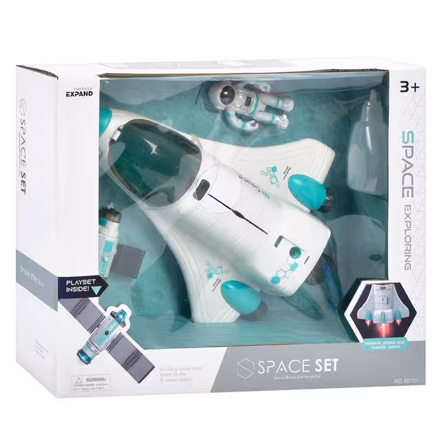 اسباب بازی مدل فضاپیما طرح موشک شاتل دودزا ایتم 80111