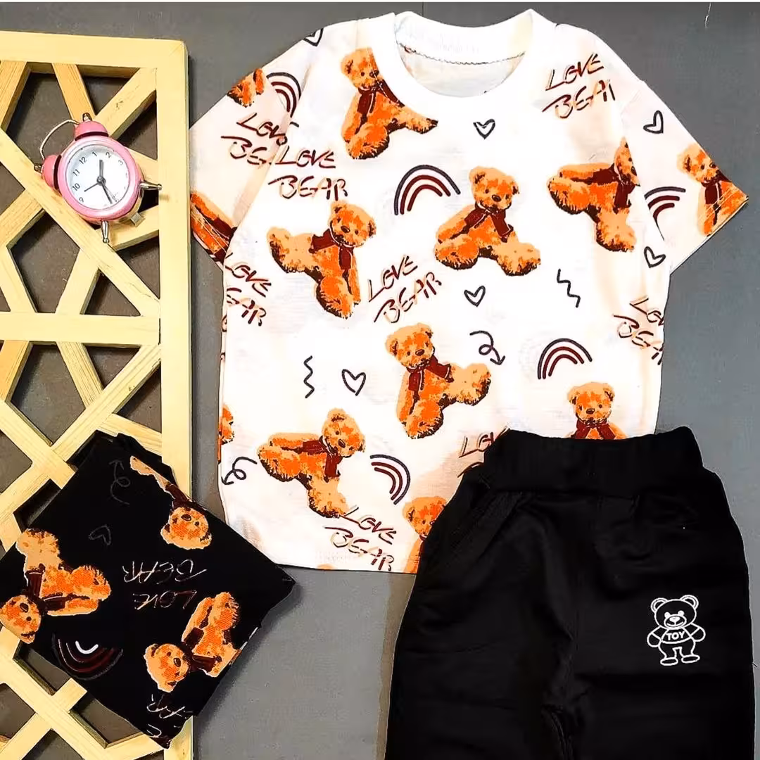 ست دوتیکه اسپرت جنس نخ سایز بندی 35،40،45،50