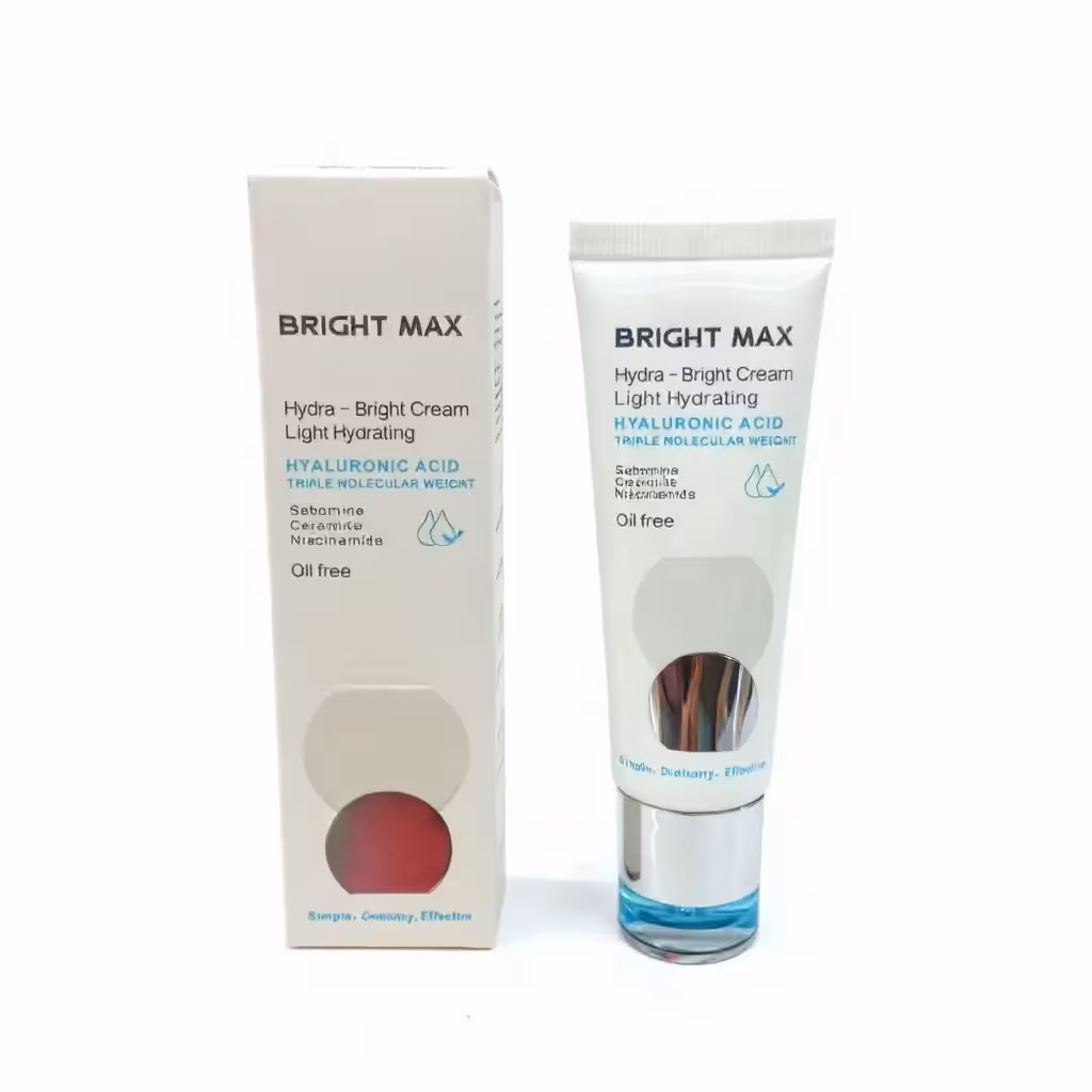 کرم آبرسان لایت هیدرا برایت مناسب پوست چرب و مختلط 50میل برایت مکس