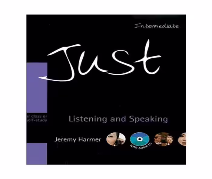 کتاب just listening and speaking intermediate