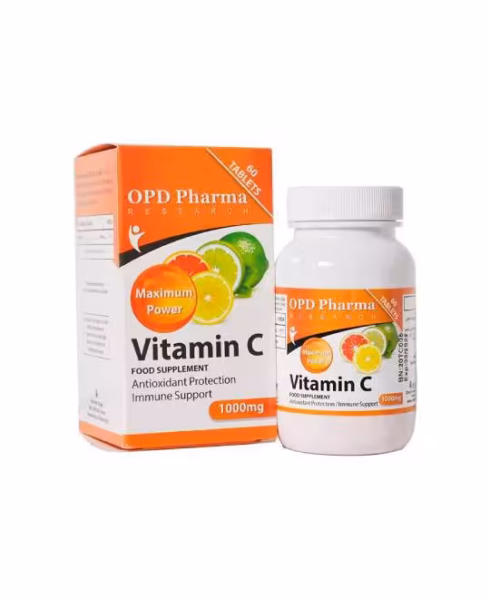 قرص ویتامین ث 1000 میلی گرم او پی دی فارما 60 عددی