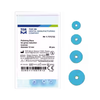 دیسک پرداخت مرکزدار آبی TORVM – POLISHING DISCS 40PCS