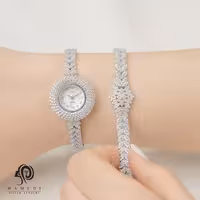 ست ساعت و دستبند نقره زنانه مدل SWB18