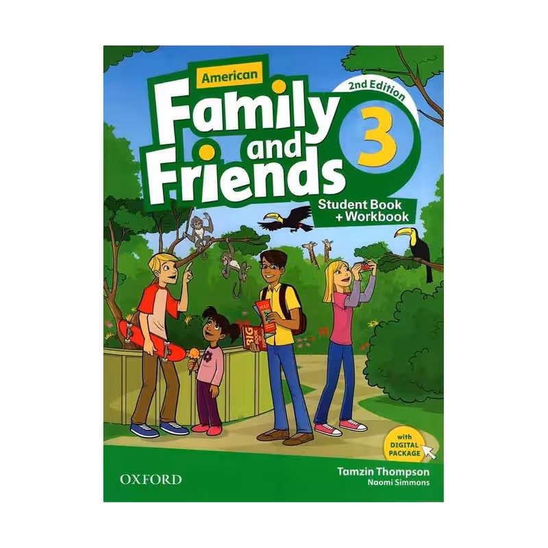 کتاب family and friends 3 اثر Naomi Simmons انتشارات اکسفورد