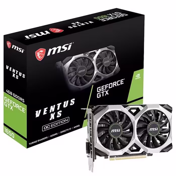 کارت گرافیک ام اس آی مدل GeForce GTX 1650 D6 VENTUS XS OC