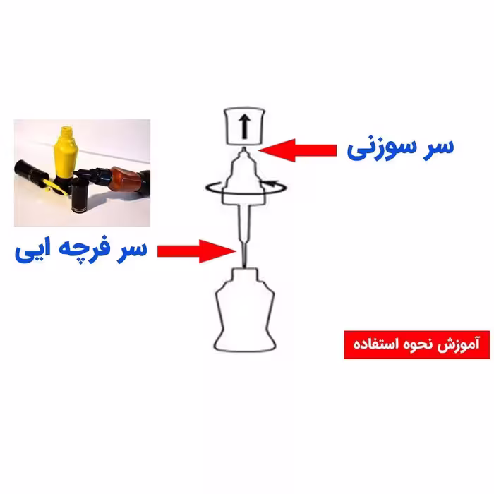 قلم خشگیر بدنه خودرو کوئیک اسمارت پن مدل NV676