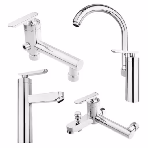 ست شیرالات شیبه مدل روژان کروم (ارسال رایگان)