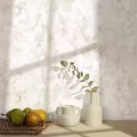 کاغذ دیواری کربن طرح پتینه کرم کد 10041