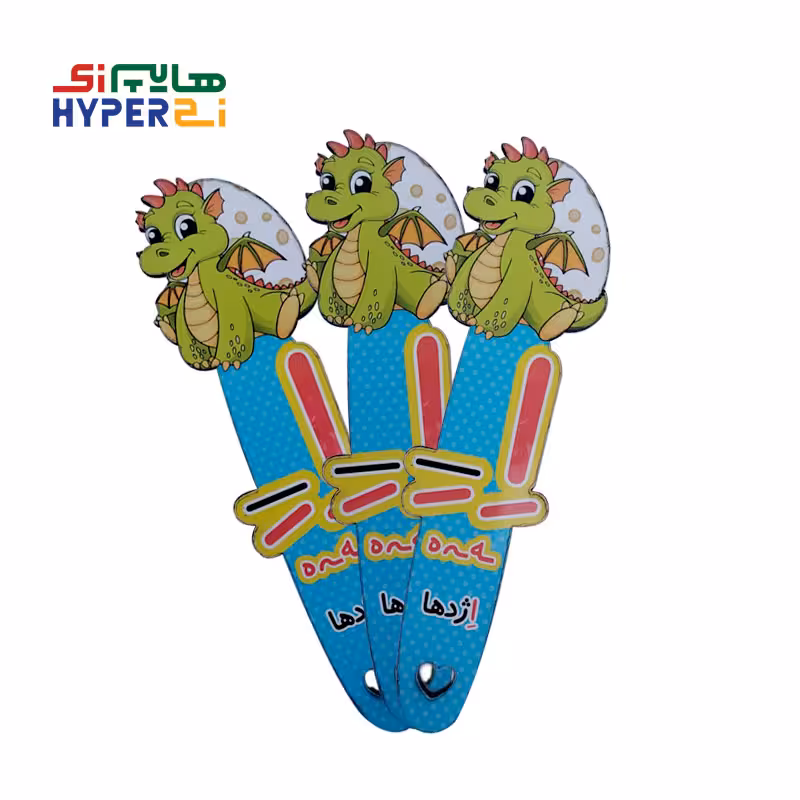 بوک مارک اژدها حرف “اِ” | گیفت حروف الفبا کلاس اول و جشن اسم