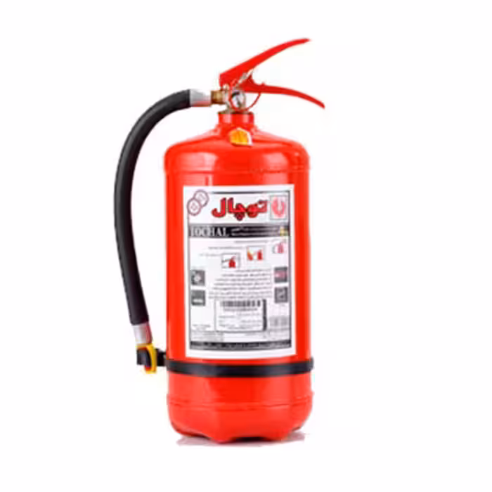کپسول آتش نشانی 4 کیلوگرمی پودر و گاز توچال