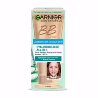 بی بی کرم گارنیر مدل ALL IN 1 مناسب پوست مختلط و چرب رنگ روشن حجم 50 میل