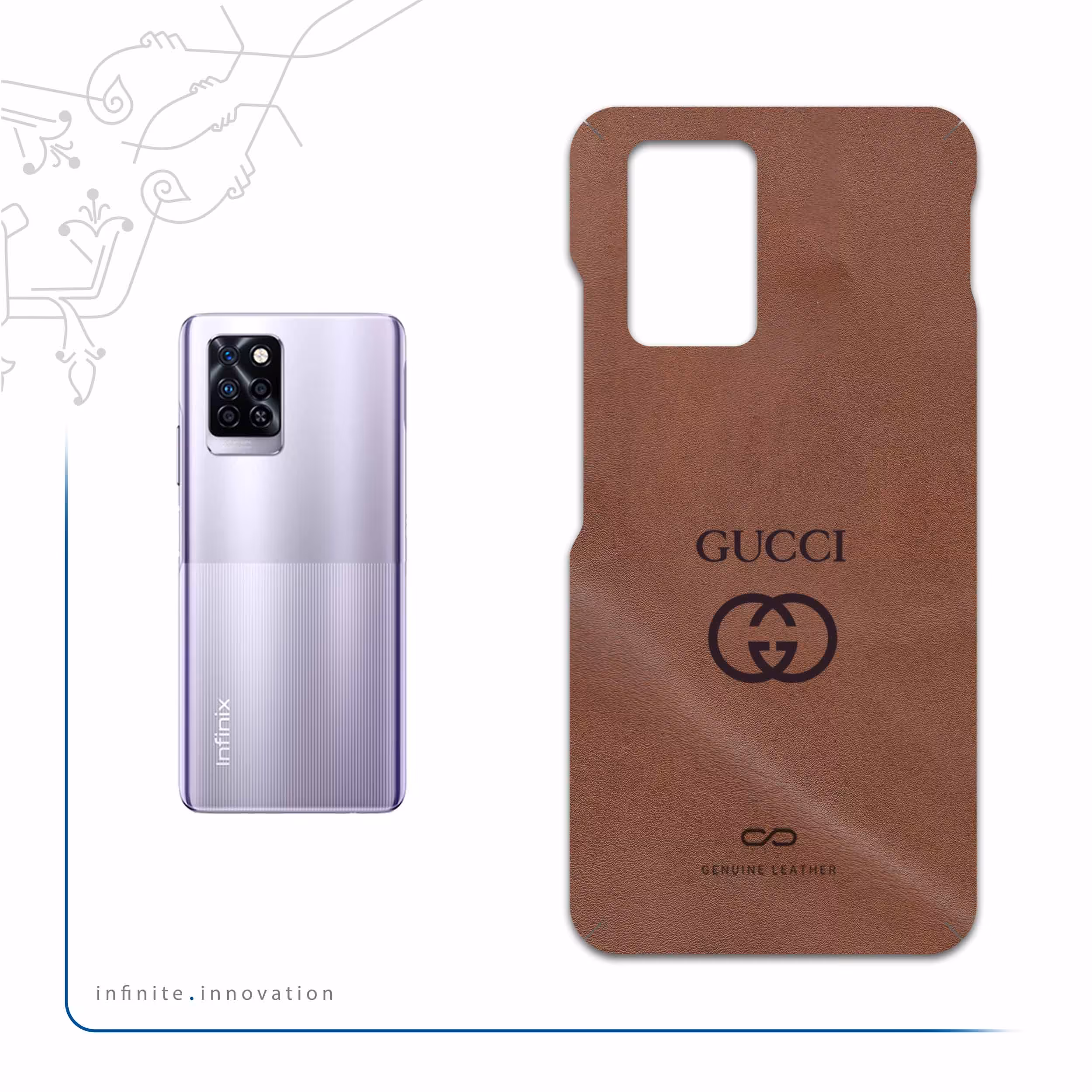 برچسب پوششی ماهوت مدل MNL-GCC مناسب برای گوشی موبایل اینفینیکس Note 10 Pro