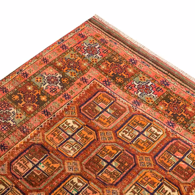 فرش دستبافت دو و نیم متری مدل نقشه بلوچ  کد 33.1825