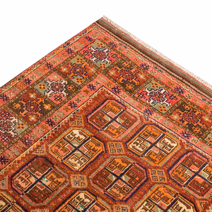 فرش دستبافت دو و نیم متری مدل نقشه بلوچ  کد 33.1825