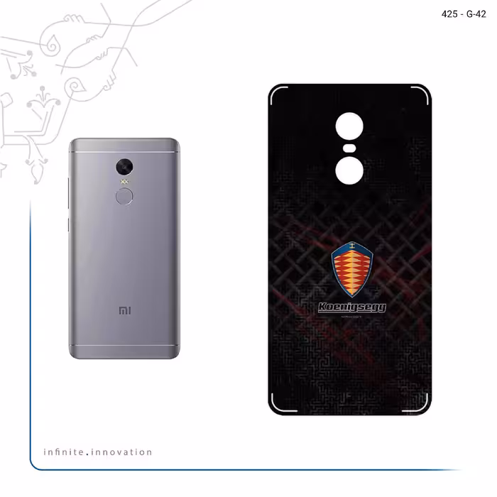 برچسب پوششی ماهوت مدل Koenigsegg Automotive AB مناسب برای گوشی موبایل شیائومی Redmi Note 4X