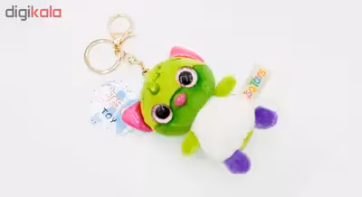 جاسوئیچی عروسکی جی اس کیو مدل گربه چشم تیله ای کد BT110304