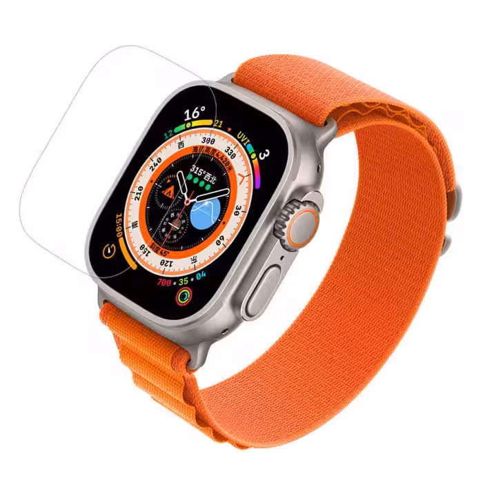 محافظ صفحه نمایش گرین لاین مدل Ultra HD مناسب برای اپل واچ 49 میلی متری سری Ultra