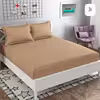 سرویس ملحفه مدل ni05090 طرح هتلی نیکیا کد 160  دو نفره سه تکه