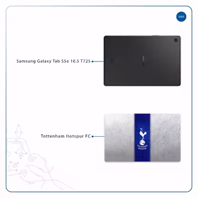 برچسب پوششی ماهوت مدل Tottenham Hotspur FC مناسب برای تبلت سامسونگ Galaxy Tab S5e 10.5 2019 T725