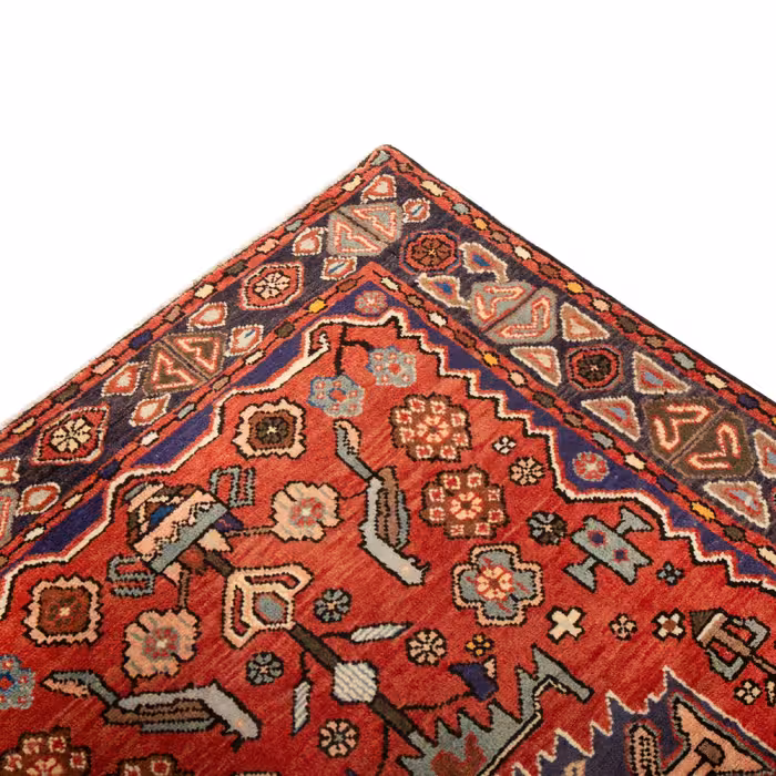 فرش دستبافت یک و نیم متری مدل نهاوند کد 48.1974