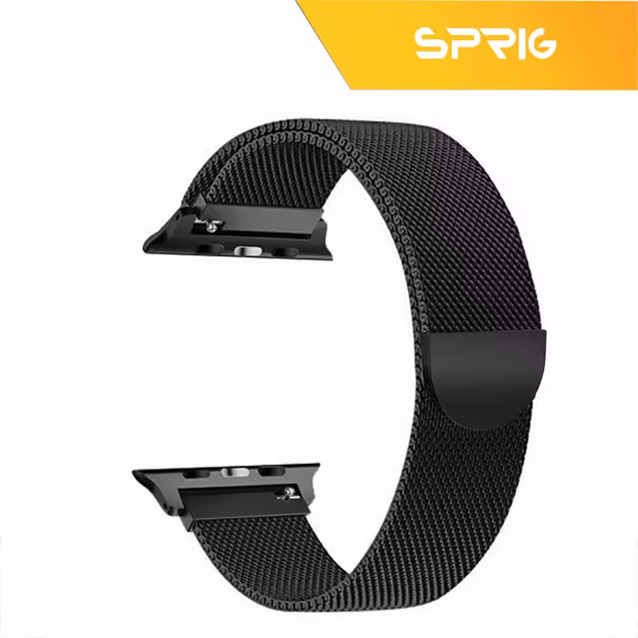 بند اسپریگ مدل Milanese مناسب برای اپل واچ سری 1 / 2 / 3 / 4 / 5 / 6 / 7 / 8 / SE / Ultra سایز 42 / 44 / 45 / 49 میلی متری