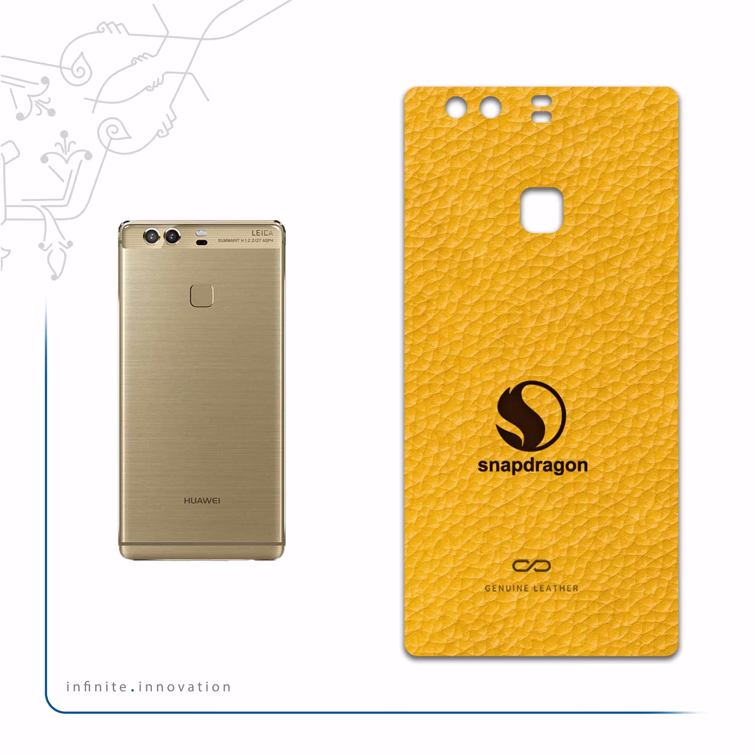 برچسب پوششی ماهوت مدل ML-SNPDRGN مناسب برای گوشی موبایل هوآوی P9 Plus