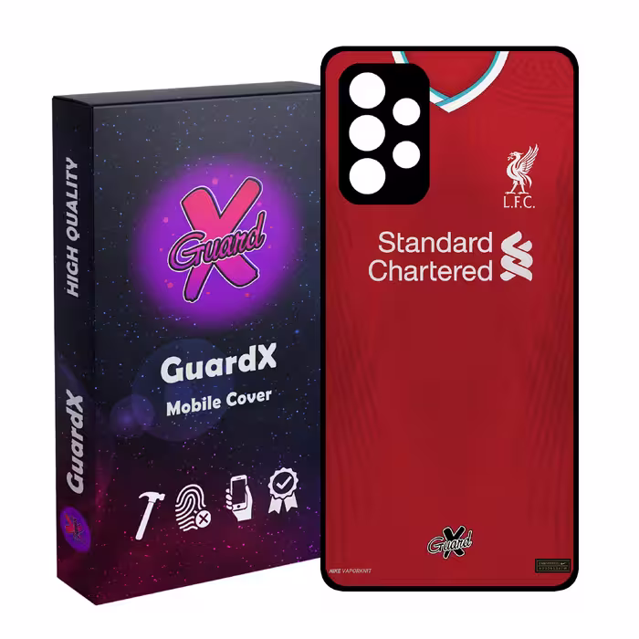 کاور گارد ایکس طرح Liverpool مدل Glass10252 مناسب برای گوشی موبایل سامسونگ Galaxy A53