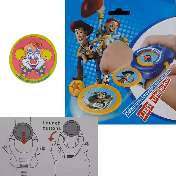 ساعت اسباب بازی دنیای سرگرمی های کمیاب مدل توی استوری کد DSK-A561