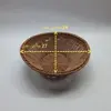 سبد آشپزخانه زیبا سازان مدل حصیری بیضی کد 27