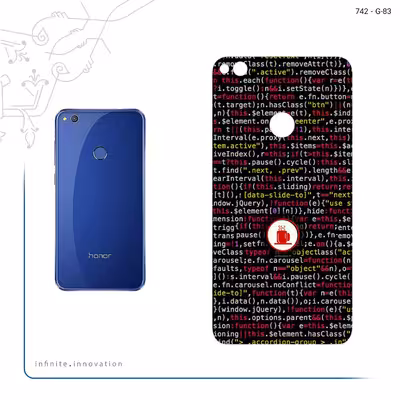 برچسب پوششی ماهوت مدل Programming 1 مناسب برای گوشی موبایل آنر 8 Lite