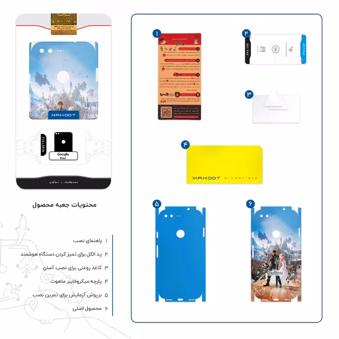 برچسب پوششی ماهوت مدل Final Fantesy Game Series-FullSkin مناسب برای گوشی موبایل گوگل Pixel