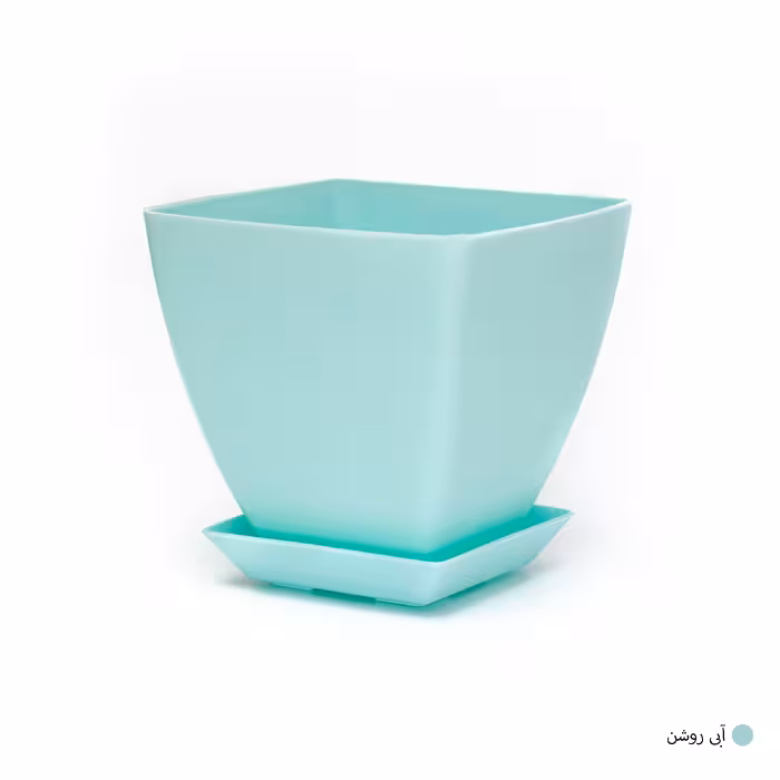 گلدان مدل پلاستیکی مربع کد 010