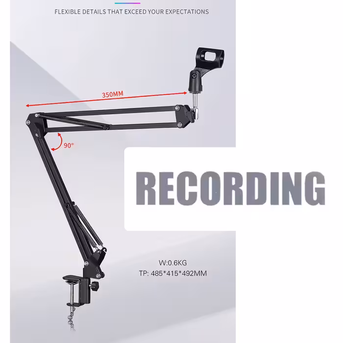 پایه میکروفن رکوردینگ مدل desk