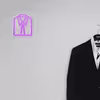 چراغ دیواری نئون دیزاین طرح Men-Clothes_PR