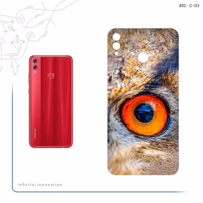 برچسب پوششی ماهوت مدل Owl eyes مناسب برای گوشی موبایل آنر 8X Max