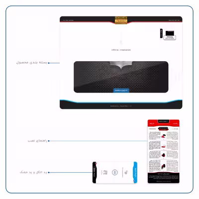 برچسب پوششی ماهوت مدل Batman مناسب برای تبلت سامسونگ Galaxy Tab S6 2019 SM-T865