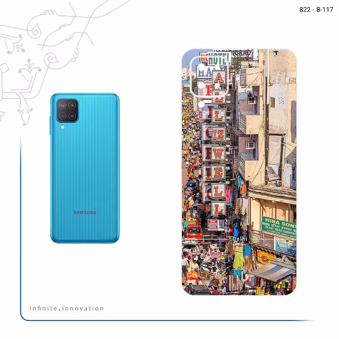 برچسب پوششی ماهوت مدل City of Delhi مناسب برای گوشی موبایل سامسونگ Galaxy M12