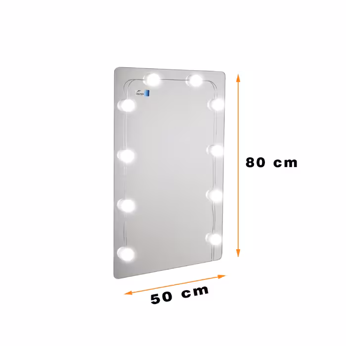 آینه دلفین مدل هالیوودی کد HL-R-8050