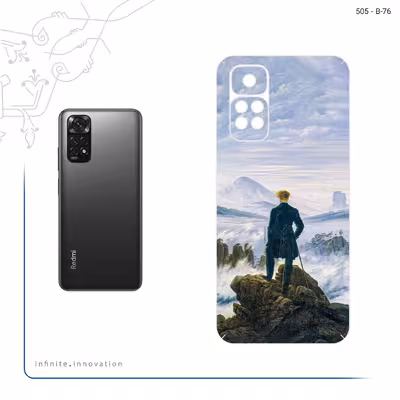 برچسب پوششی ماهوت مدل Wanderer above the Sea of Fog مناسب برای گوشی موبایل شیائومی Redmi Note 11S
