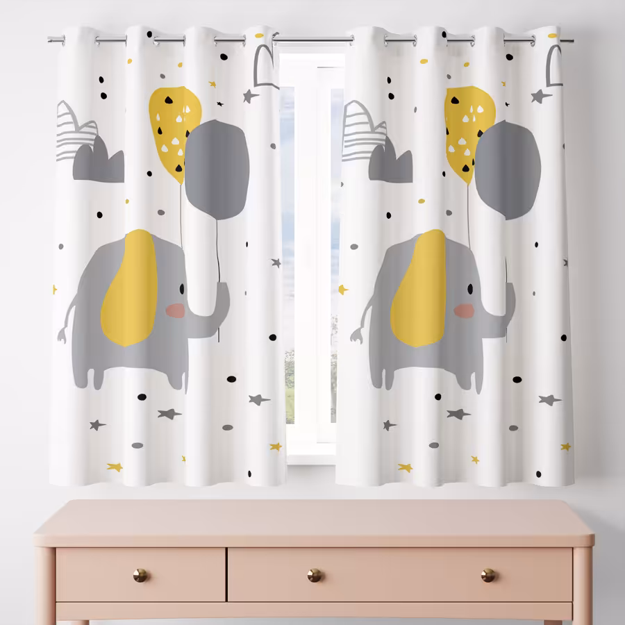 پرده مدل مخمل پانچی کد 8415 سایز 200x140 سانتی متر