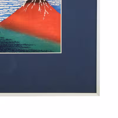 تابلو مدل نقاشی چشم‌انداز کوه فوجی هوکوسای