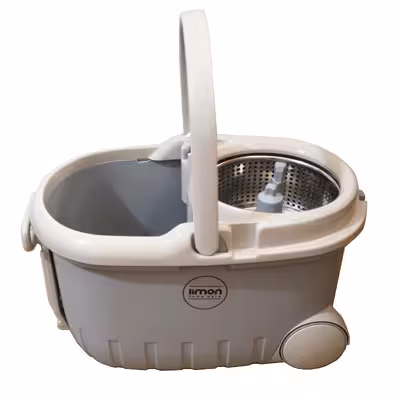 ست سطل و زمین شوی لیمون مدل چرخ دار کد YP-2021